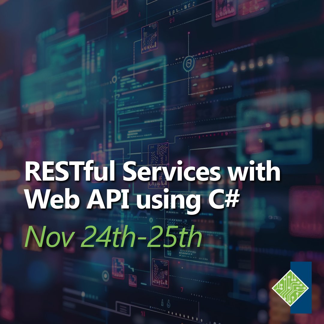 tcworkshop's tweet image. Learn to develop & consume RESTful Web API services using C# and ASP.NET in this hands-on course.
Start coding smarter — register today!
tcworkshop.com/pages/course-d…
#CSharp #WebAPI #Microsoft #Developers #TCWorkshop