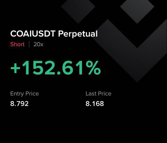Damai_D's tweet photo. #COAIUSDT. +152% 💰💰🤩

You can get more signals like this in  VIP

All you have to do is join our VIP group where we share all our exclusive signals and market insights 

Contact Admin now to gain access to VIP

☎️ https://t.co/4JylRVfpsv https://t.co/jdQqBFps98