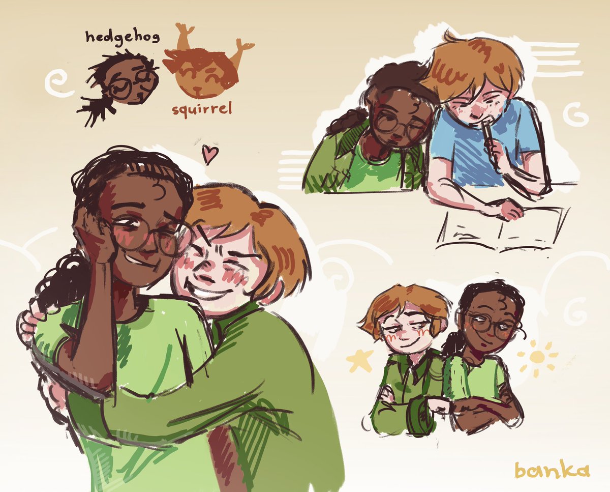 Esther and Heather🦔🐿️
#hauntedhotel