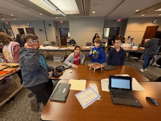 WcsdZephyr's tweet image. Four Zephyr students competed in the first Keystone STEM competition! They spent 2 hours designing a prototype to improve schools, gaining great experience in teamwork and problem-solving. Congratulations to all participants! ⭐ #ZephyrProud #STEM