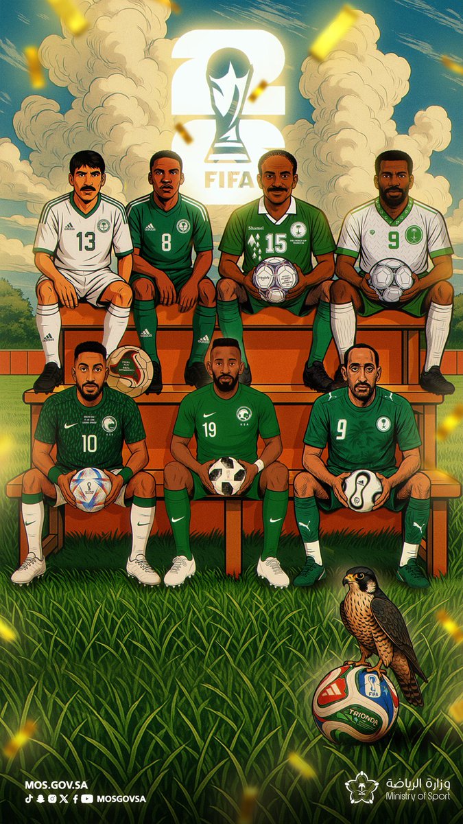 الف الف مبروك للوطن الغالي هذا التأهل 🇸🇦
#السعوديه_العراق