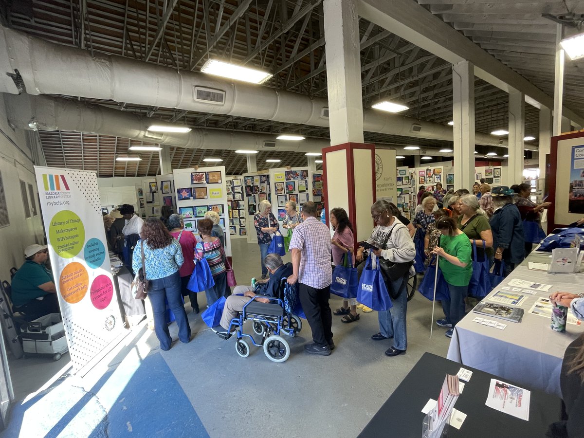 BrazoriaCounty's tweet photo. We had another great turnout at Senior Citizen’s Day at the Brazoria County Fairgrounds this morning! Thank you to everyone who attended and who made this event possible! #SeniorCitizensDay #BCFA #BrazoriaCountyFair #BrazoriaCounty https://t.co/cfpcPp29Qy