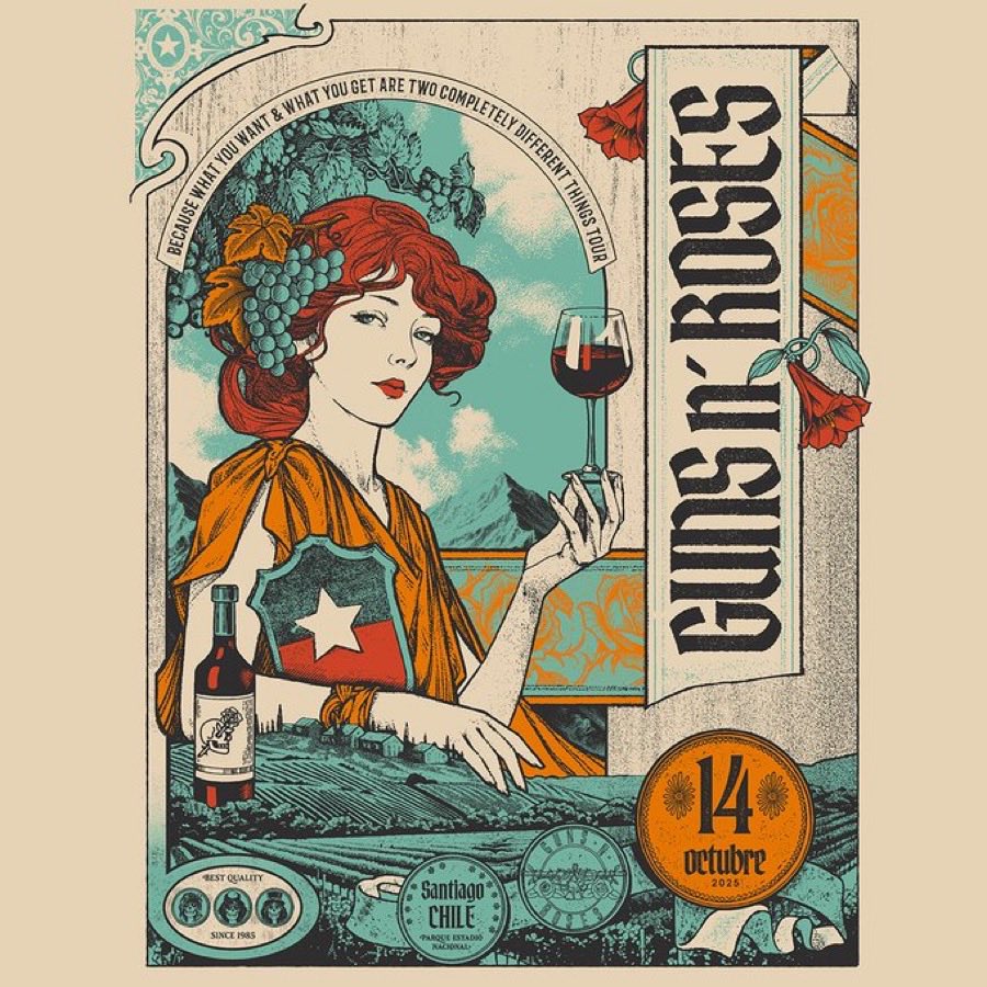 Show poster Santiago Chile!