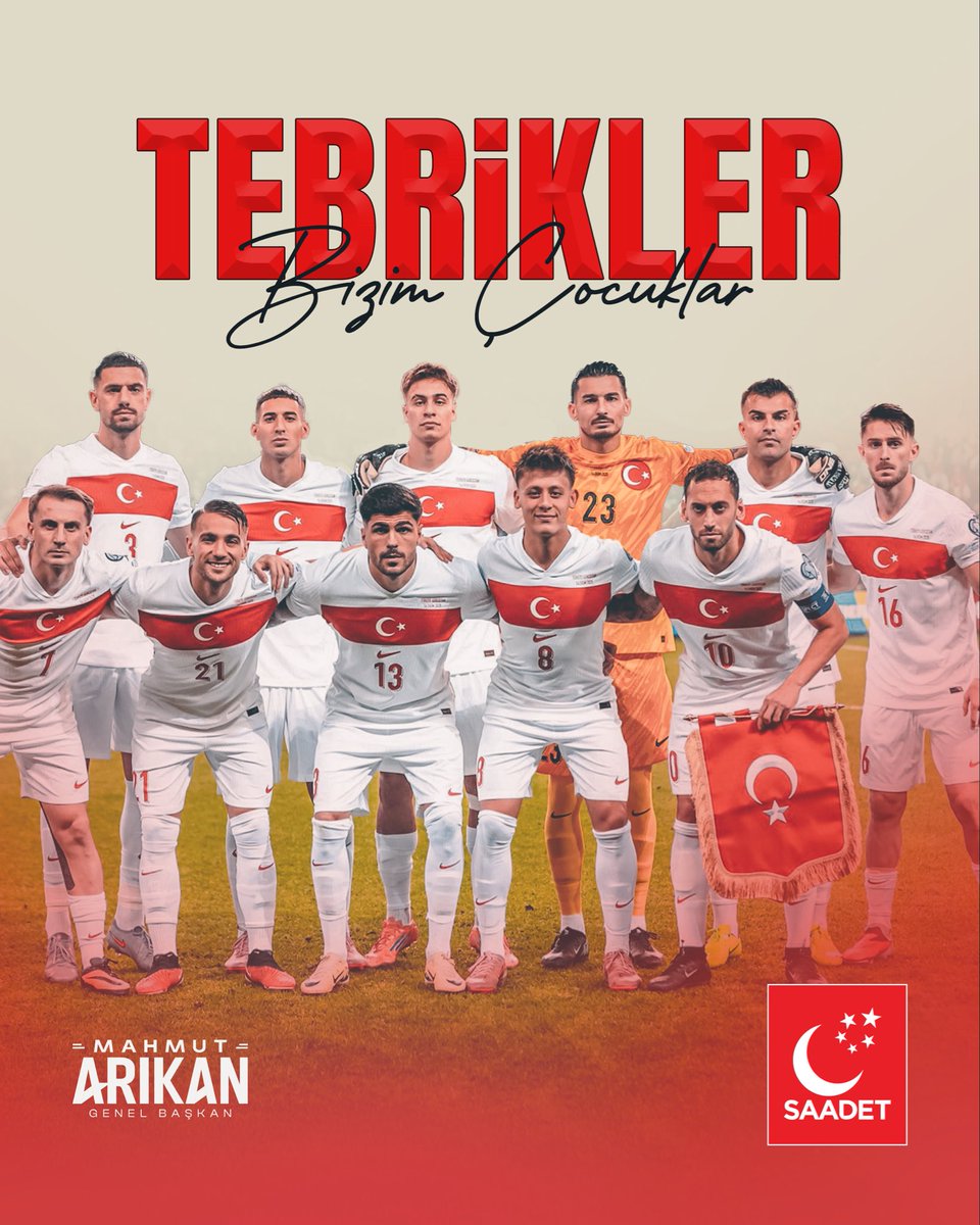 Muhteşemsiniz #BizimÇocuklar

Dünya Kupası Avrupa Elemeleri E Grubu maçında Gürcistan'ı farkla yenerek ülkemize büyük bir gurur yaşatan A Milli Futbol Takımımızı yürekten kutluyorum.