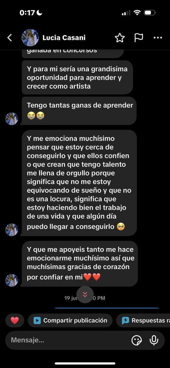 pepitogrillofan's tweet image. lucia merece salvarse, es una bellísima persona❤️ #OTDirecto14O