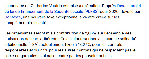 Quoi de plus émouvant que lorsqu'une taxe exceptionnelle vient prêter main forte à une taxe de solidarité additionnelle.🥹