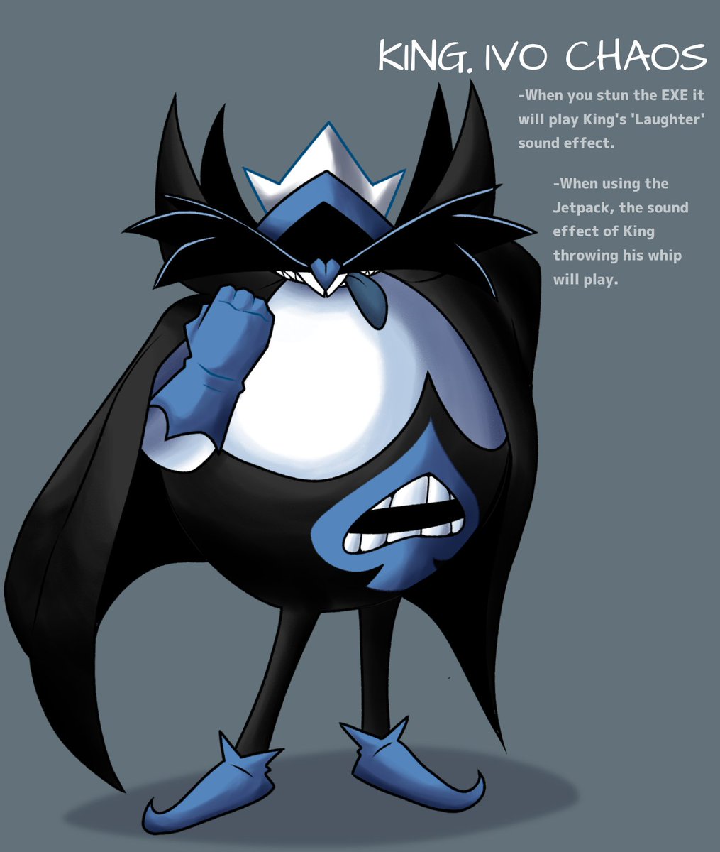 Zanz_Bv's tweet image. Idea for an Eggman skin (I accidentally deleted the first post)
#outcomememories #glaghorsessimulator50billion #deltarune
