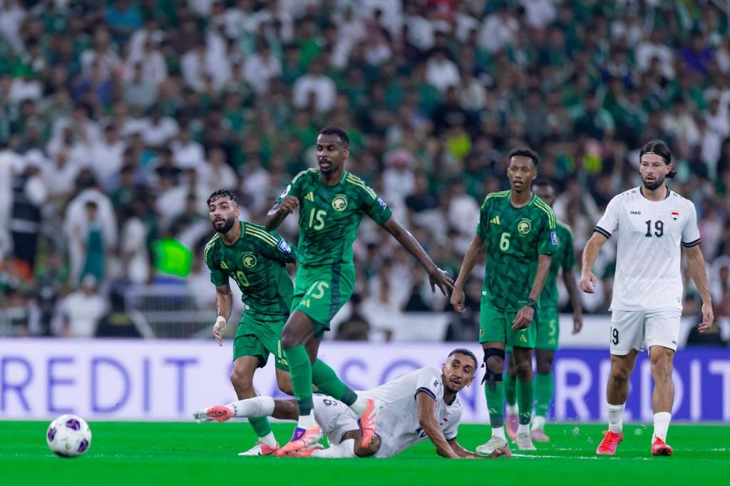 #عاجل| #المنتخب_السعودي يتأهل إلى كأس العالم 2026 بعد تعادله أمام العراق (0-0).

#السعودية_العراق  🇸🇦🇮🇶
#تصفيات_كأس_العالم2026 🏆
#AsianQualifiers