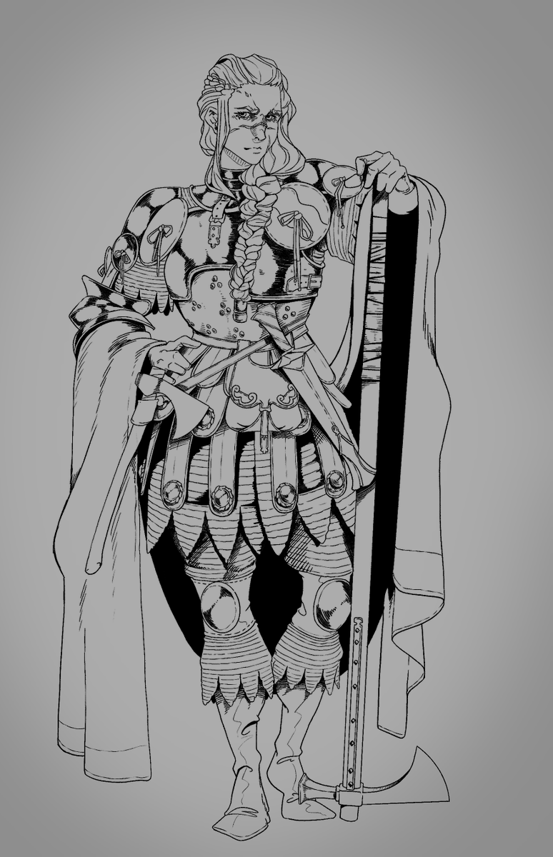 ArtsGauthier's tweet photo. To show that I am well and truly back for another batch of commissions, here’s one I had the pleasure to finish as an exchange with @D042Spartan 

I’ll leave him all the pleasure of talking about her!

but I had alot of fun with drawing her!

cheers! https://t.co/yaqx4YTnr4