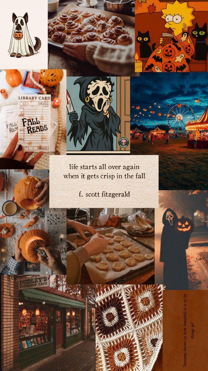 Love a good seasonal collage for my phone background 😍