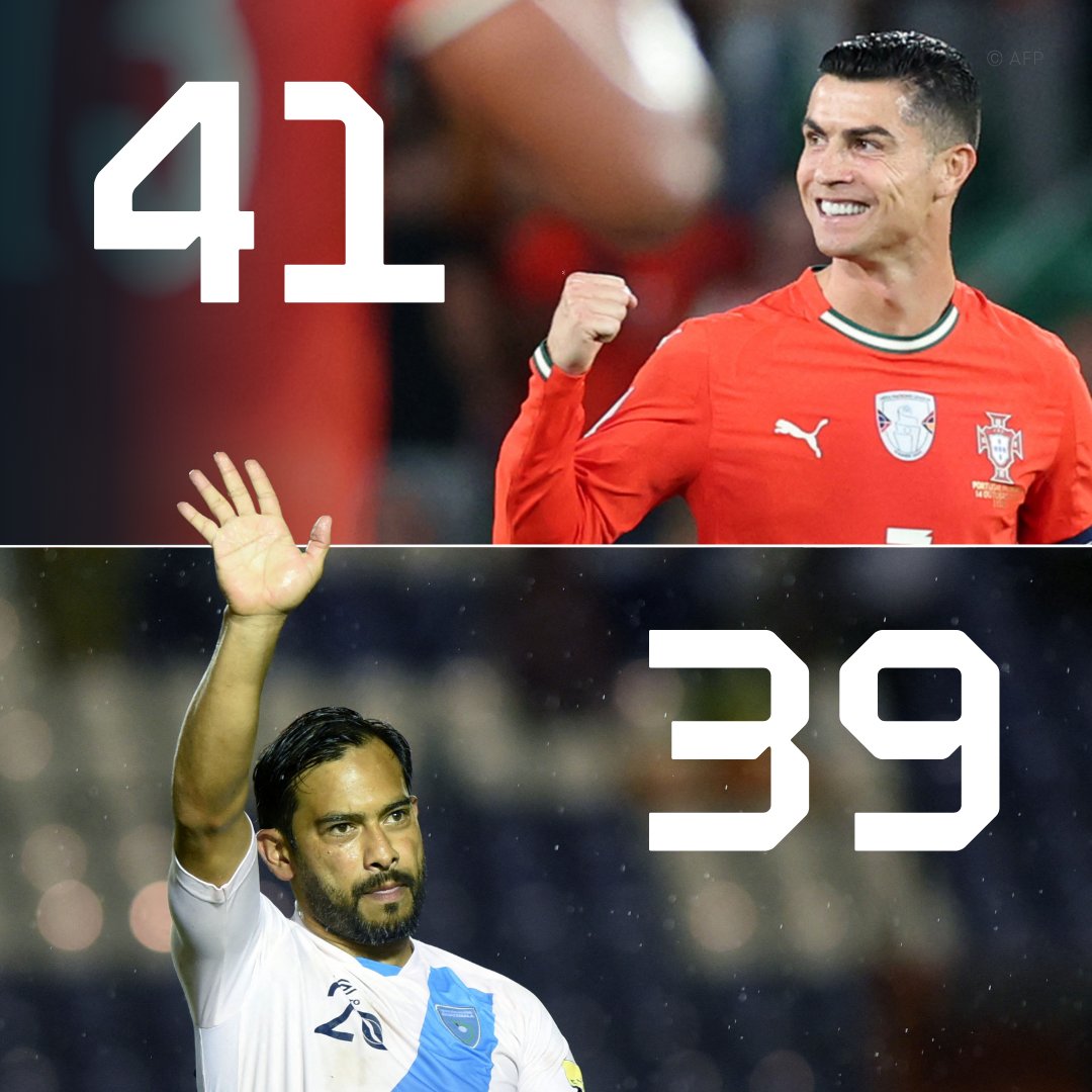 FlashScorePL's tweet image. 🇵🇹 Cristiano Ronaldo &quot;nigdy&quot; nie przestanie bić rekordów.

Portugalczyk został 🔝 najlepszym ⚽ strzelem w historii kwalifikacji do Mistrzostw Świata.

🇵🇹 Cristiano Ronaldo - 41
🇬🇹 Carlos Ruiz - 39
🇦🇷 Lionel Messi - 36
🇮🇷 Ali Daei - 35
🇵🇱 Robert Lewandowski - 33

#Ronaldo