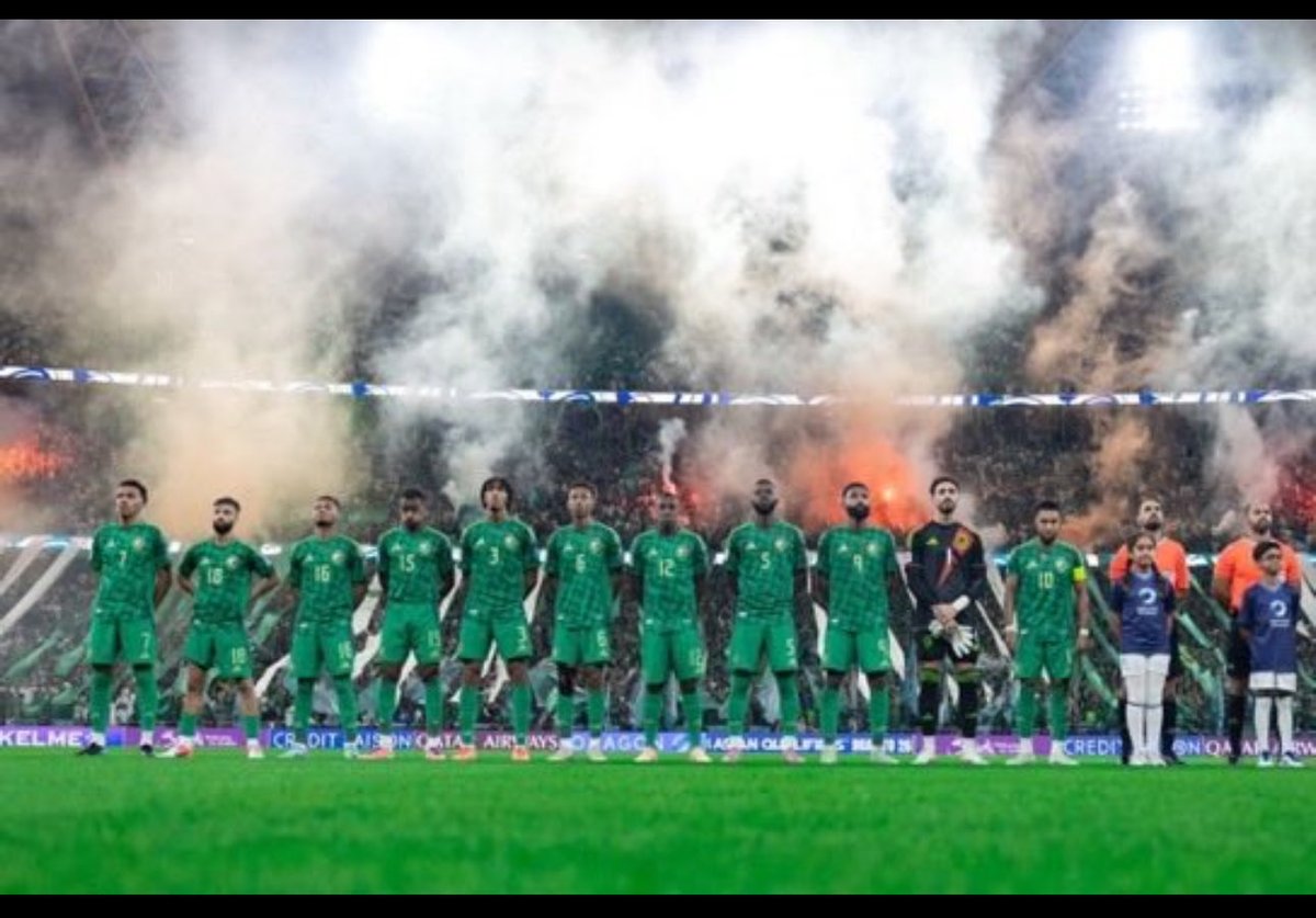 سارعي للمجد والعلياء 💚💚

الحلم ليس سعودي ،،، الحلم ليس سعودي

الف الف مبروك للسعوديه حكومةً وشعباً التأهل لكأس العالم 🇸🇦🇸🇦

مبروك لكل الخليج والعرب تأهل #السعودية 

يا عمري السعودي…يا عمري السعودي 

#السعوديه_العراق 
#تصفيات_كاس_العالم2026