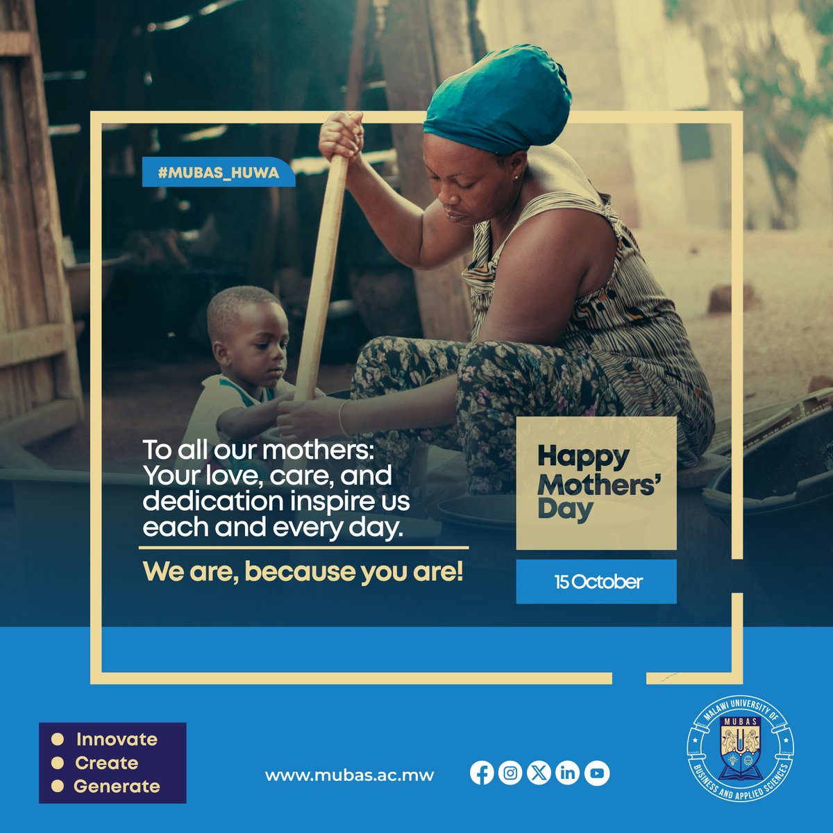 mubasmw's tweet photo. Happy Mothers' Day!

 #HUWA #JoinMUBAS
#TheHomeOfInnovation
#Innovate #Create #Create https://t.co/k9NOaYYkny