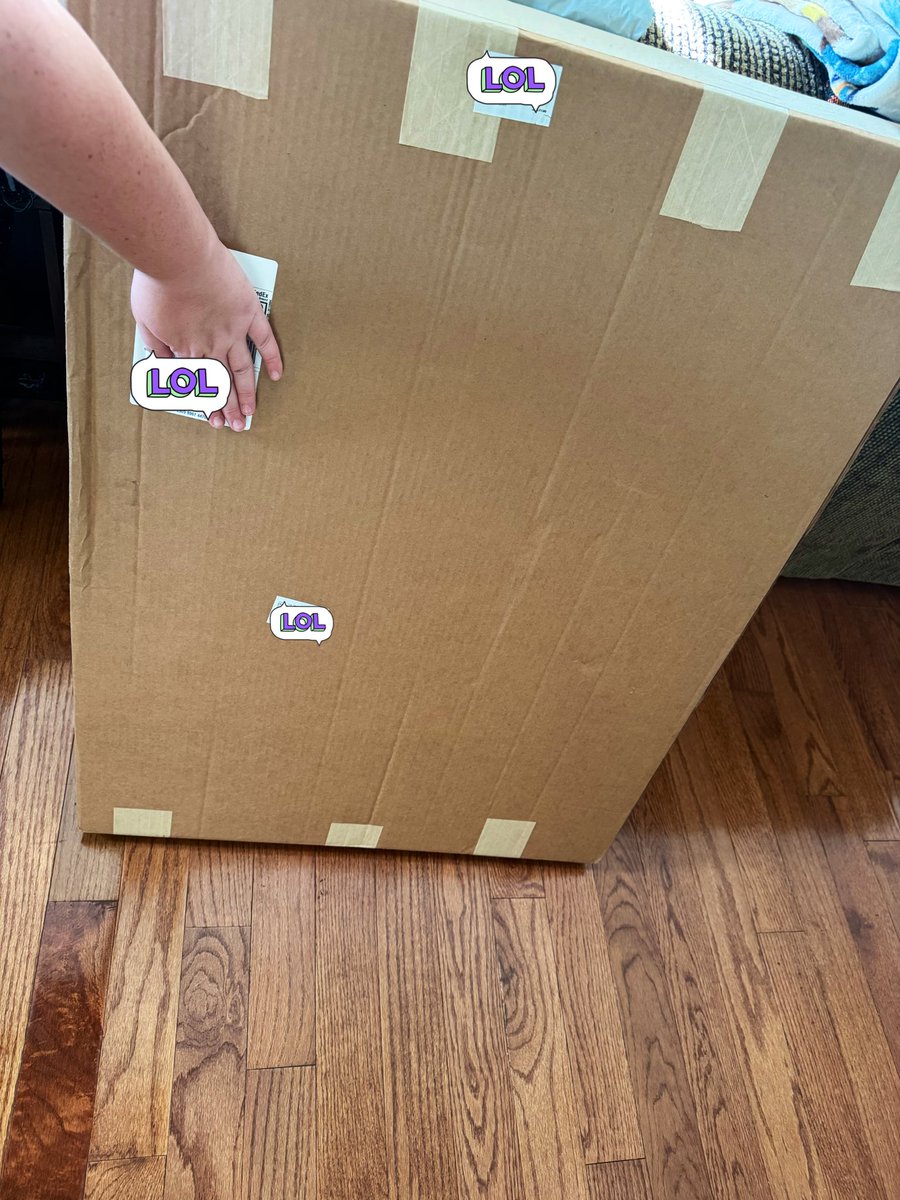 erikas_version's tweet image. y’all my coat got here in COMICALLY LARGE packaging 🫣 my fedex guy is probably mad