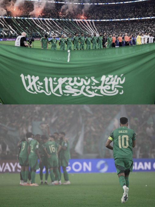 مبروك إلى كأس العالم 💚

#السعودية