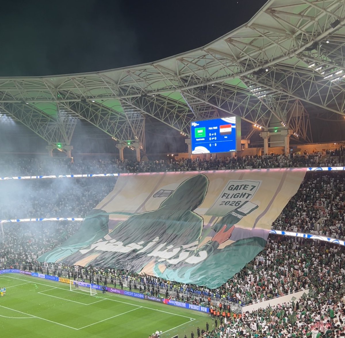 مبروك التأهل يا أغلى شعار 🇸🇦🇸🇦 

#السعوديه_العراق