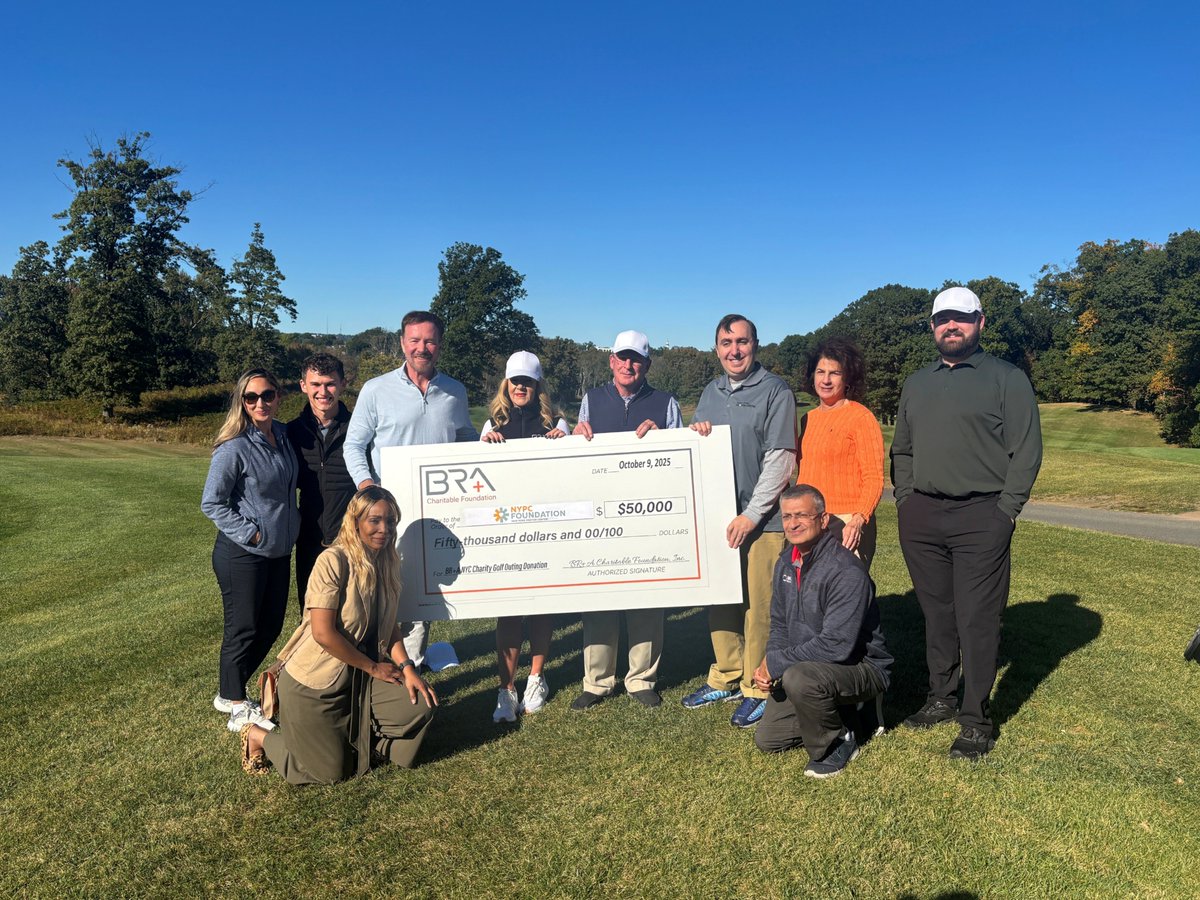 A huge thank-you to the <a href="/brplusa/">BR+A</a> Charitable Foundation for hosting its 3rd annual golf outing benefiting the NYPC Foundation! ⛳

The $50K raised supports our Forward Together program, helping patients with housing, transportation, groceries &amp; more during #protontherapy.