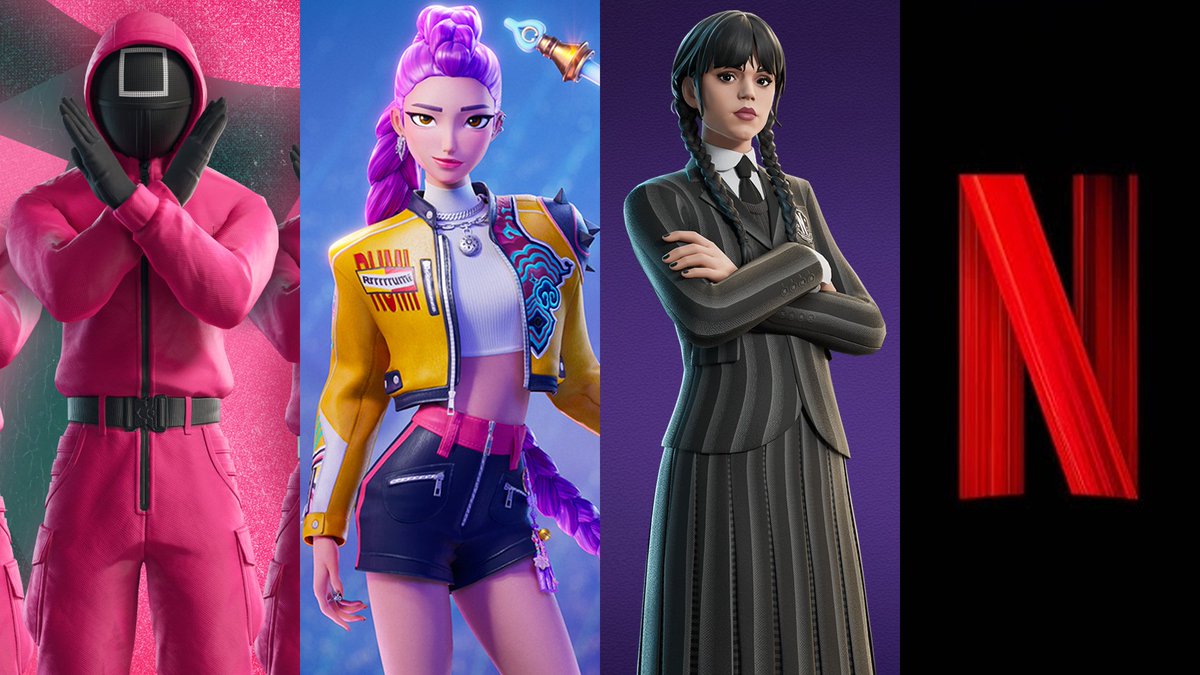 codepcpy's tweet image. FORTNITE x NETFLIX 2025 HASTA EL MOMENTO
¿Con qué otra serie o película te gustaría ver una colaboración? 🤔
#Fortnite cc: @HYPEX