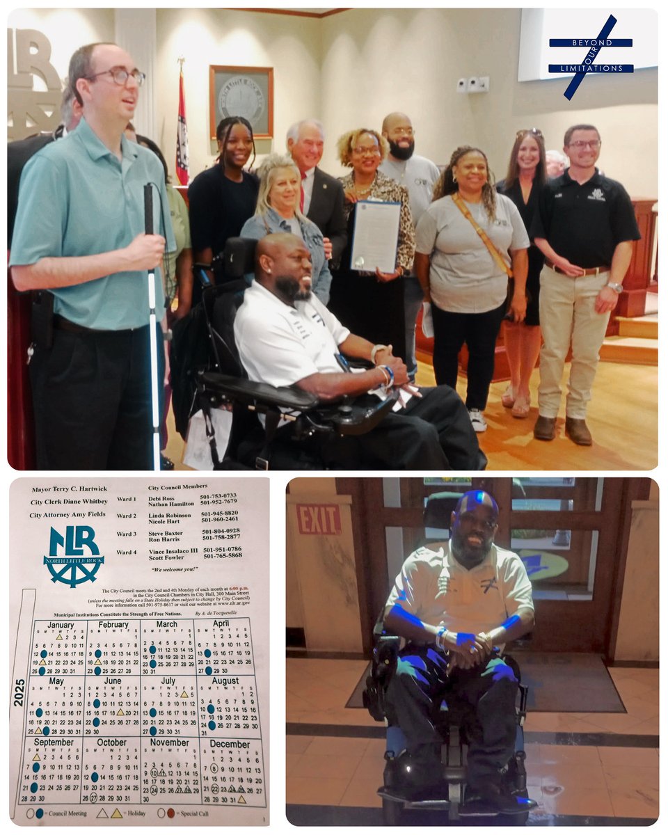 Beyondourlimit1's tweet photo. October is Disability Employment Awareness Month. Mayor Terry Hartwick proposed a motion to improve accessibility on the city website and officially declared October 13th as Disability Employment Awareness Day for North Little Rock. Thanks to Clara Taylor . https://t.co/n1ow7JXQru