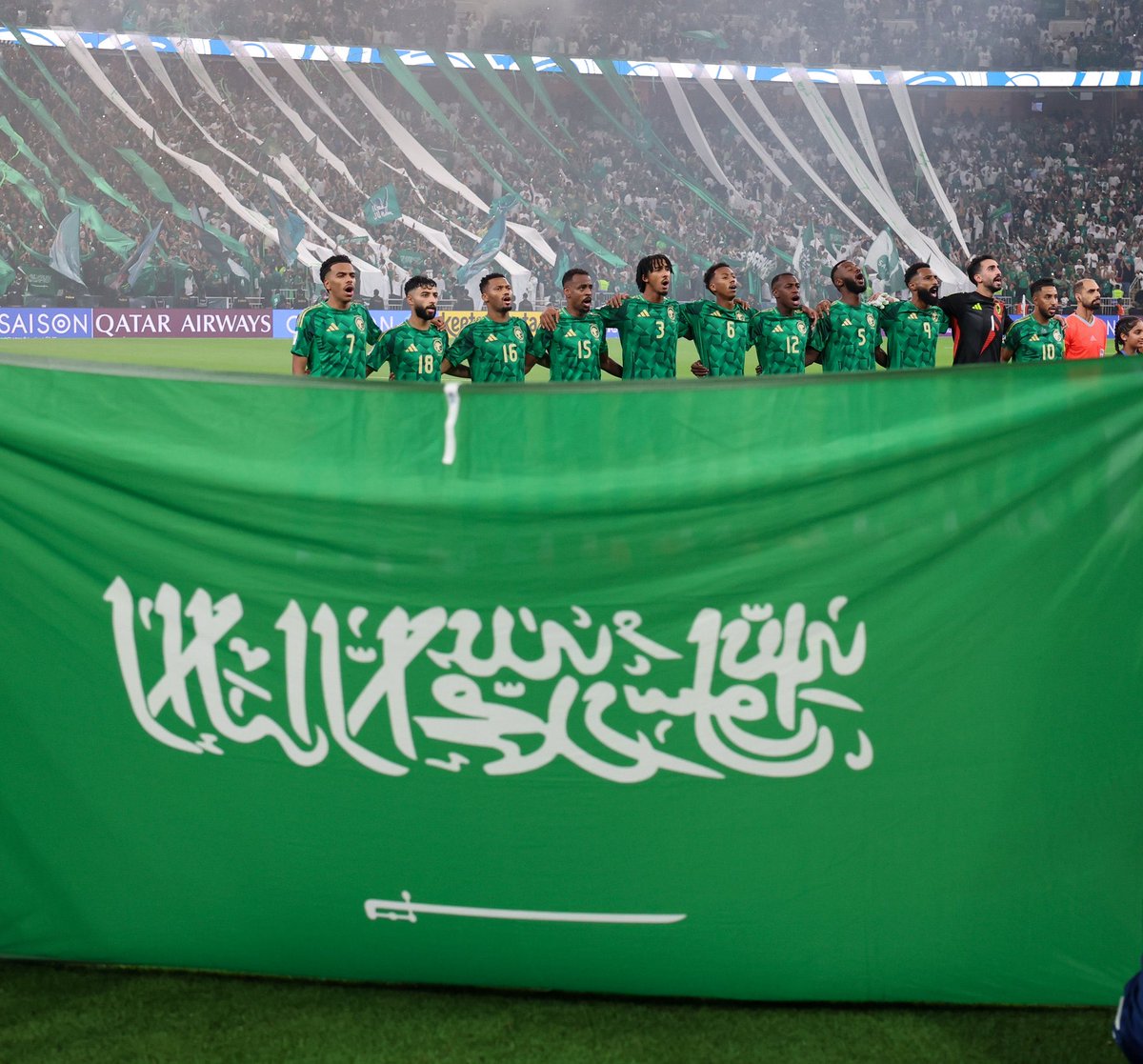 الحمدلله مبروك يا بلادي 💚 #معاك_يالاخضر