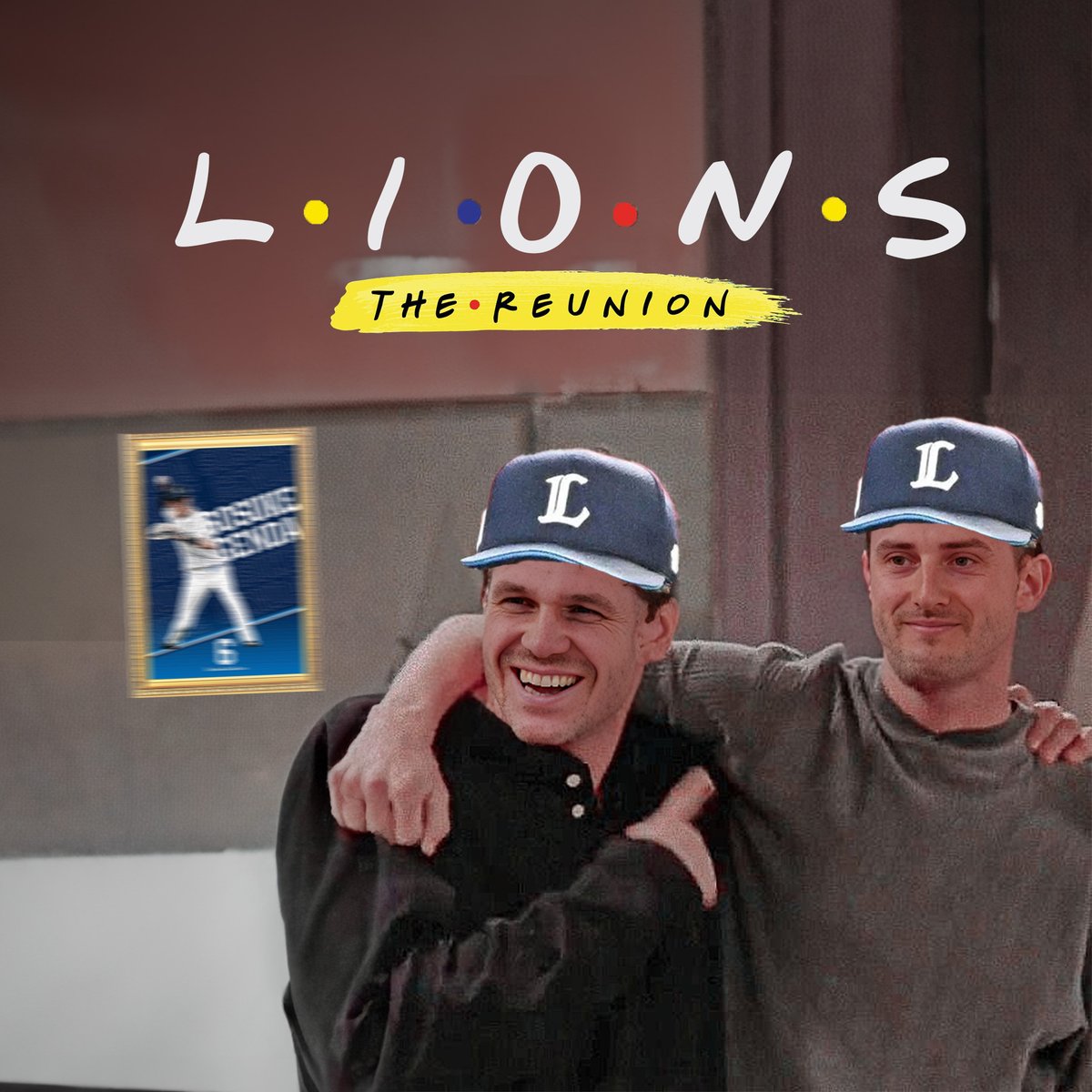 PacificSwings's tweet image. ジョーイとチャンドラー？ いや、デビッドとマークだ。

🔜 ライオンズ：再会エピソード 10月17日配信

チャンネル登録よろしくお願いします🎙️ 

🔗youtube.com/@pacificswings

#西武ライオンズ #seibulions #PacificSwings