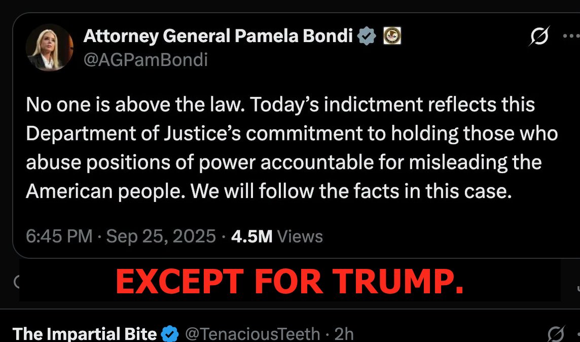 AngelGoulet's tweet image. Can you believe this woman?
She's NOT prosecuting the rapists and pedophiles.
DISGUSTING!
@AGPamBondi