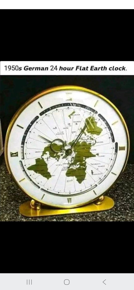 Tik toc said the historic flat earth clock 😉