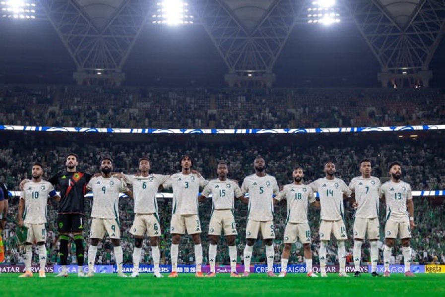 كلمة توجهها للاعبي المنتخب السعودي 🎙️ 

#السعوديه_العراق