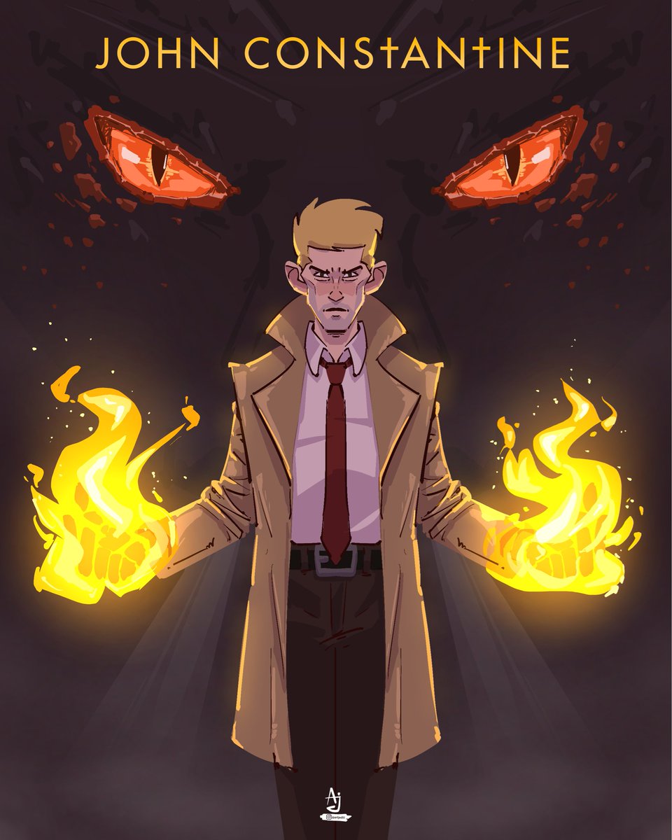 artjediii's tweet photo. I drew Constantine #characterdesign #characterart #fyp #fypシ #DCtober2025 https://t.co/Xzp3qvng4p