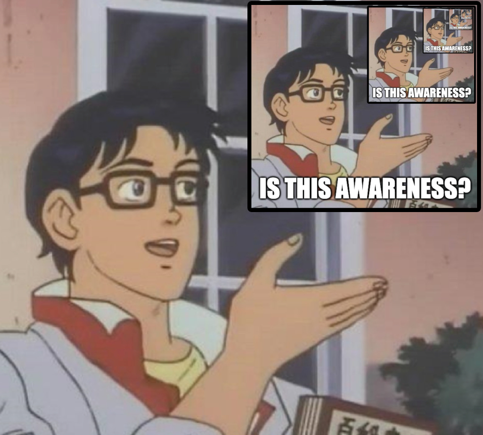 Malcolm_Ocean's tweet image. I spent 3 days on a silent retreat so that my mind could generate this meme for you, hope you like it