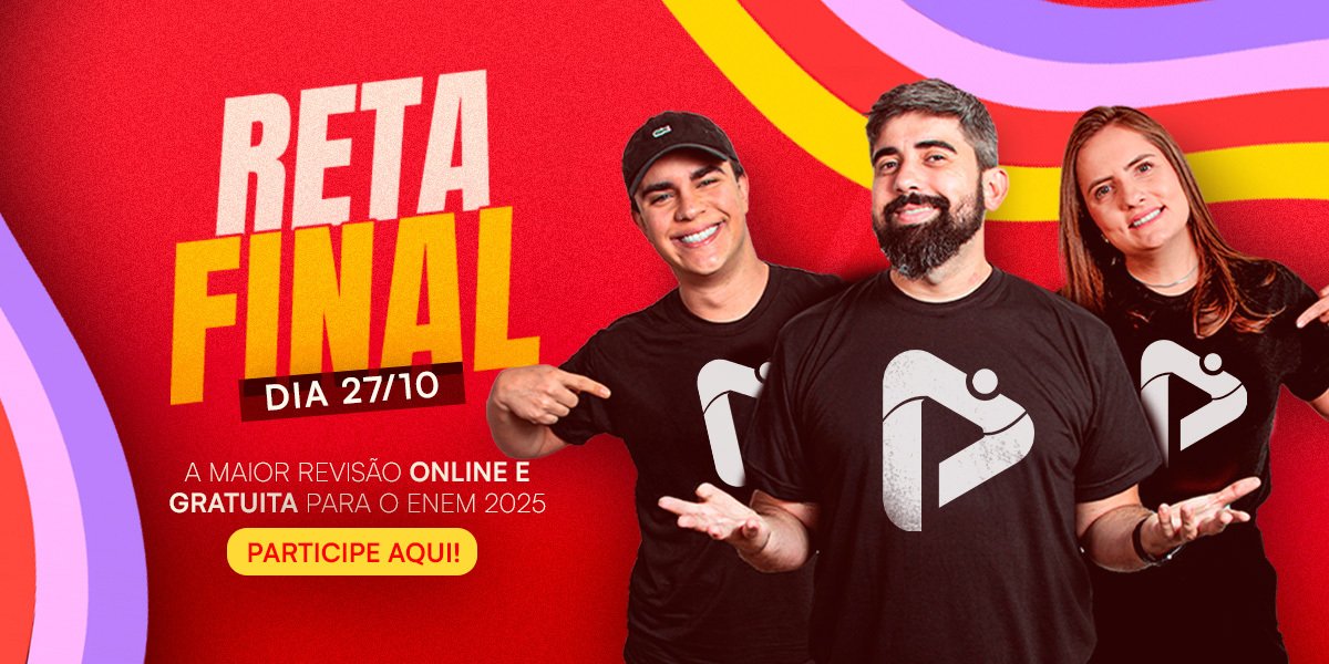 A Reta Final do Pro está chegandooo. ❤️🥳🤩
Revise tooodos assuntos mais importantes para a prova do Enem.

Os nossos eventos da Reta Final do Pro serão todos ao vivo, online e GRATUITO para todos os estudantes do Brasil.
Inscreva-se aqui: proenem.com.br/enem/reta-fina…