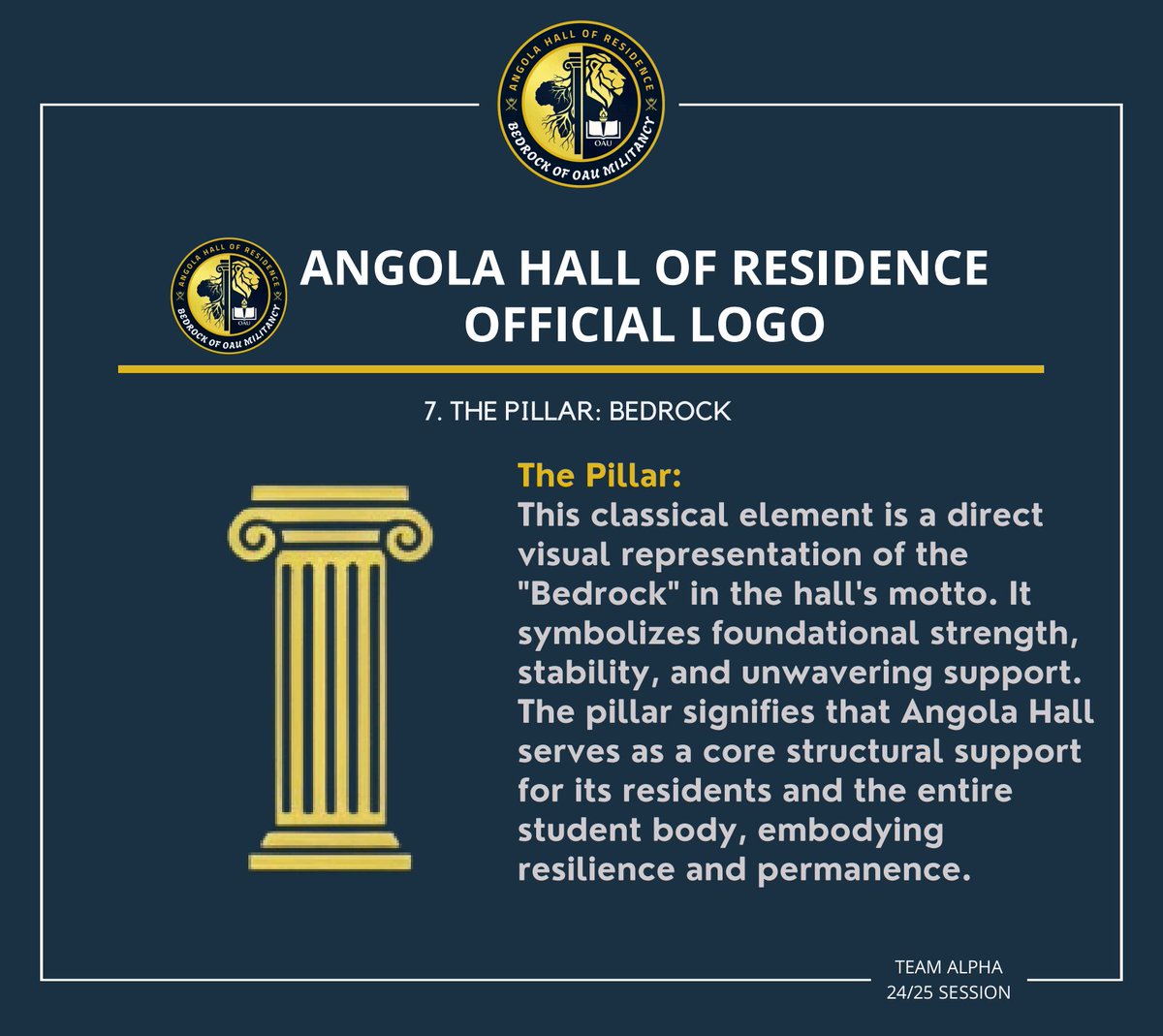AngolaHallOAU's tweet photo. Angola Hall of residence New Logo. Pt 1 https://t.co/mZ7MN7DaJU