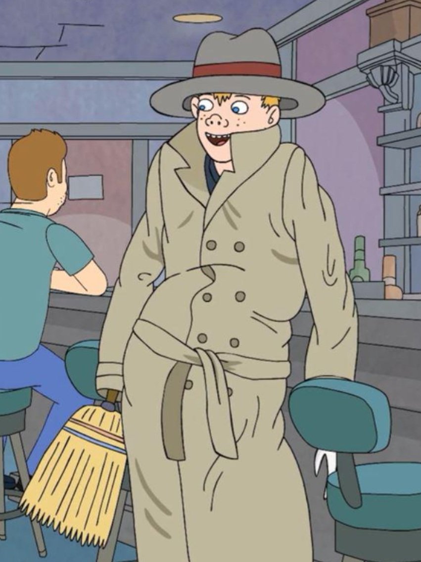 Dillom es este de Bojack, 3 nenes en un tapado