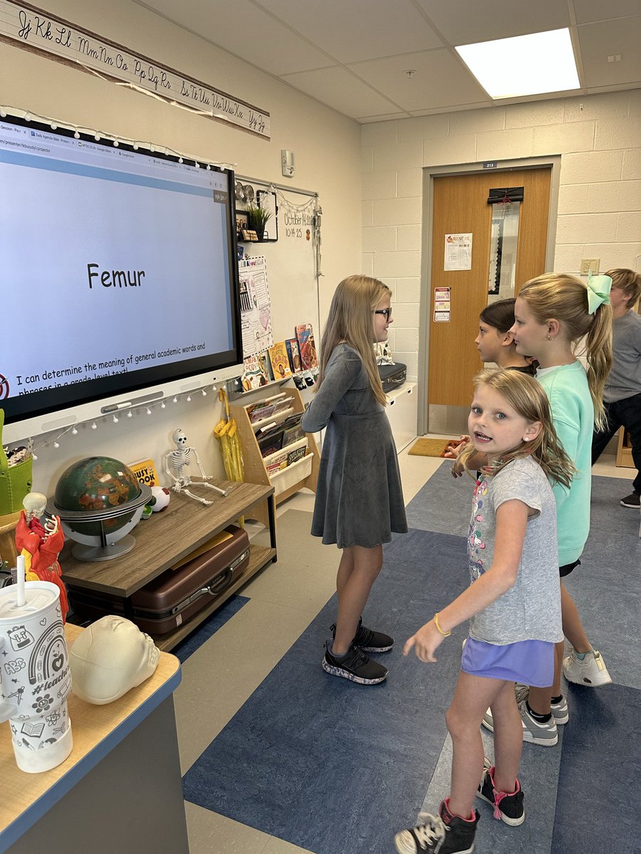 brit_starnes's tweet photo. Reviewing the skeletal system with Vocab Hot Seat, Padlet, a new reading, and a fun snack! https://t.co/F3P7JFu1OU