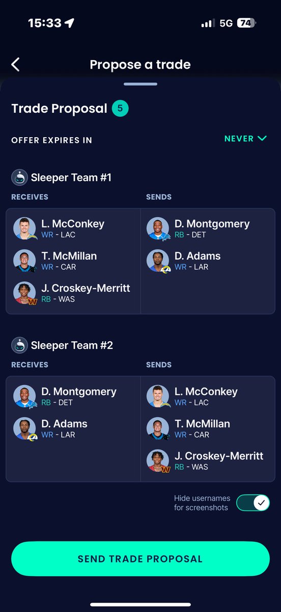 GnarlyEh's tweet photo. @FantasyProsNFL id be team #1 https://t.co/l4iHAFtEe9