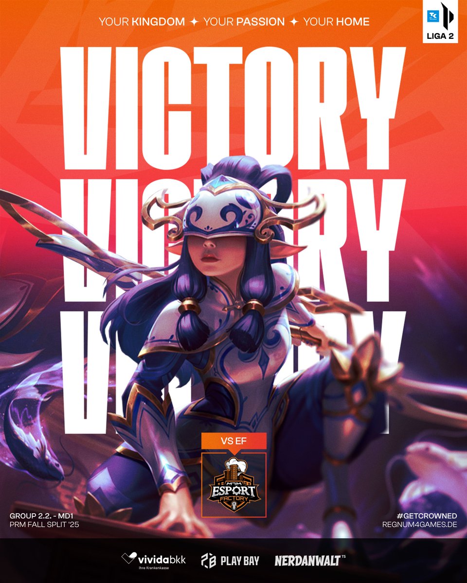 regnum4games's tweet image. Wir starten mit einem dominanten Win in den Fall Split 😎

GG @EsportFactoryDE