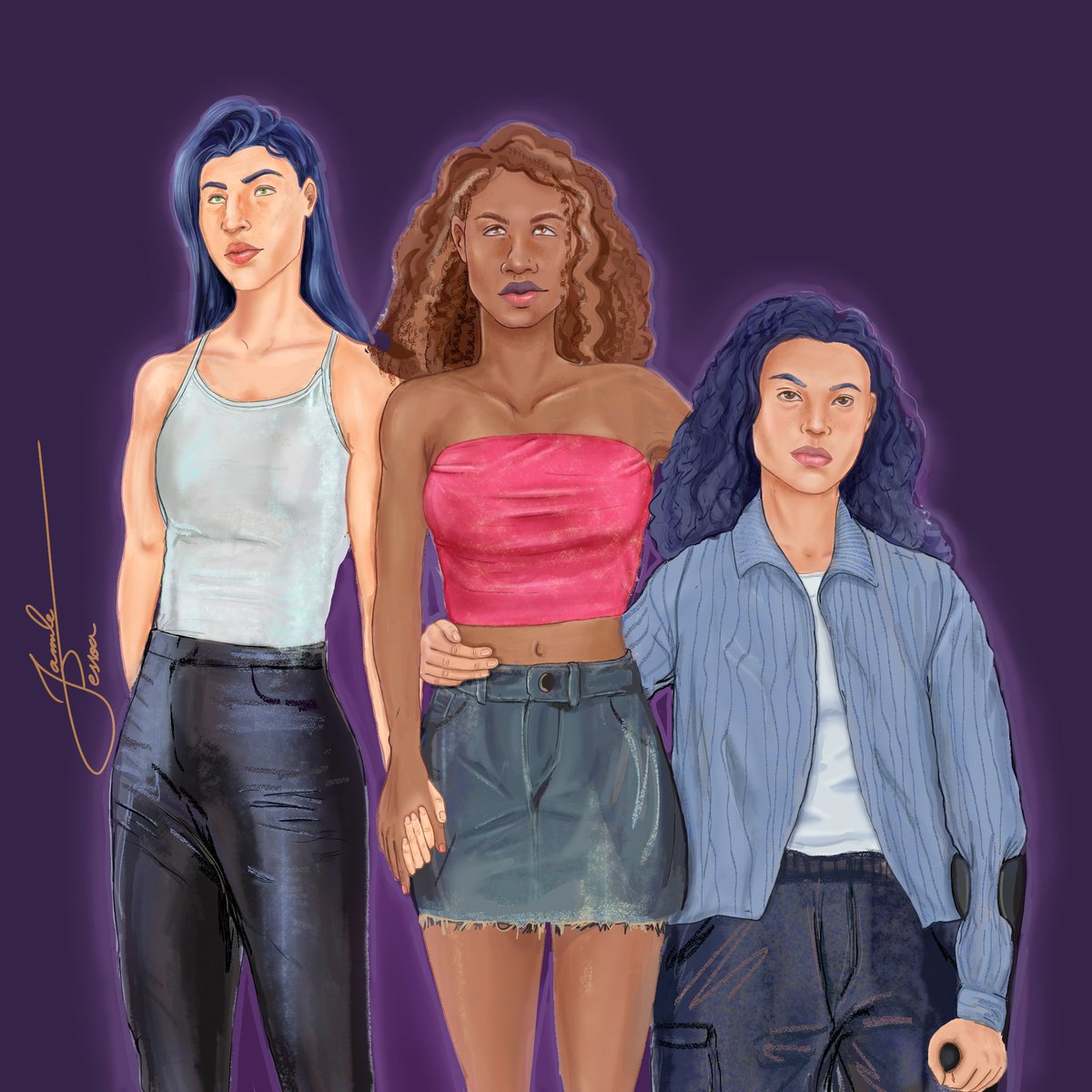 jpessoa455's tweet photo. O que fazer quando bate saudade de um personagem? Matar o tempo desenhando, é claro! Foi assim que acabei criando um dos meus melhores desenhos, inspirado em alguns dos meus personagens favoritos.

Fanart do livro Nós em Nós da autora @marysabade https://t.co/bgCqLU30Y1