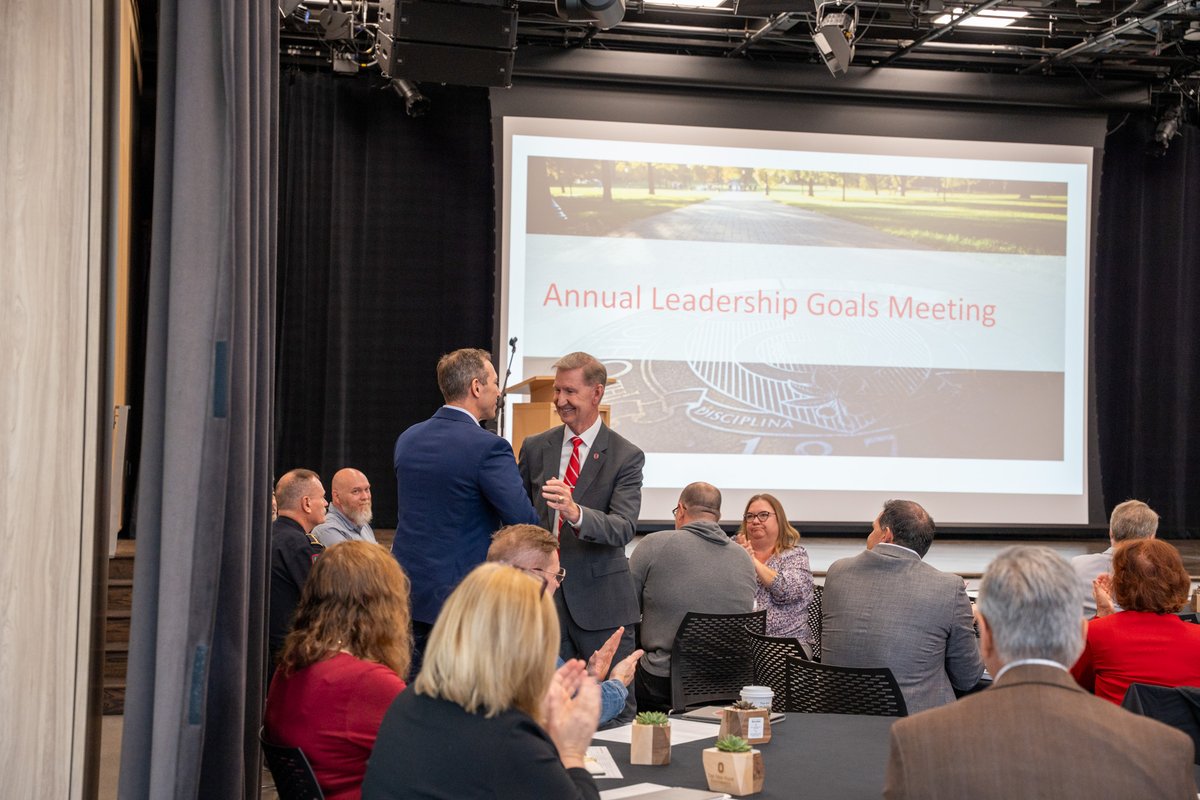 A&amp;P leaders held their Annual Goals Meeting this morning, kicked off by University President Ted Carter. A&amp;P SVP Chris Kabourek and other department leaders shared their outlook for the coming year.