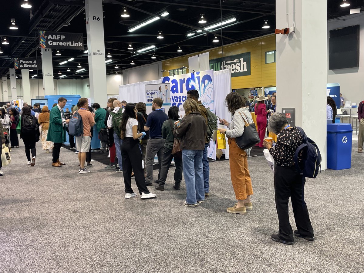 Amazing turnout at <a href="/aafp/">AAFP</a> #FMX25! Screened LDL-C &amp; Lp(a) for 700 attendees! We had a packed house for our Expert Theater w/ Family Heart Ambassador Kathy Thompson &amp; Dr. Michael Bloch. Learn more about free LDL-C or Lp(a) screening @ cholesterolconnect.org