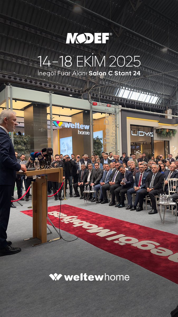 MstfblcBALCI's tweet photo. Modef EXPO 2025 bugün mobilyanın başkenti İnegöl'de kapılarını açtı. Standımızı ziyaret eden başta sayın Bursa Valimiz Erol Ayyıldız olmak üzere  tüm misafirlerimize teşekkür ediyor, tüm fuar katılımcılarına hayırlı ve bereketli bir fuar diliyorum. https://t.co/zaJOlfCjNn