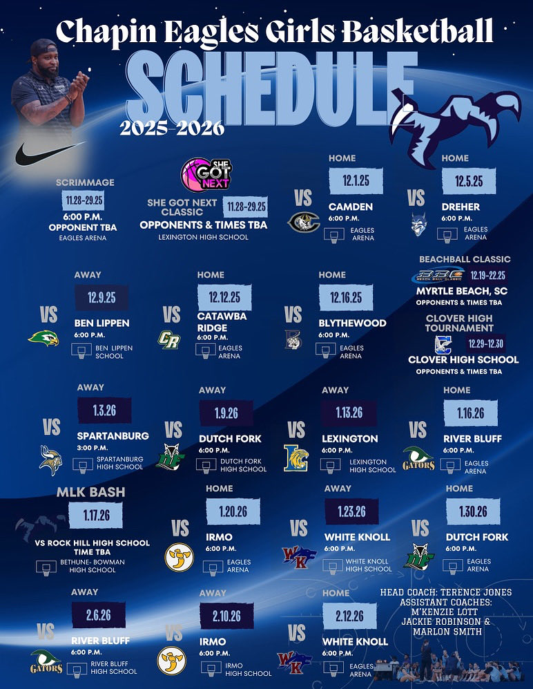 chapingbb's tweet image. Lady Eagles 2025-2026 Schedule