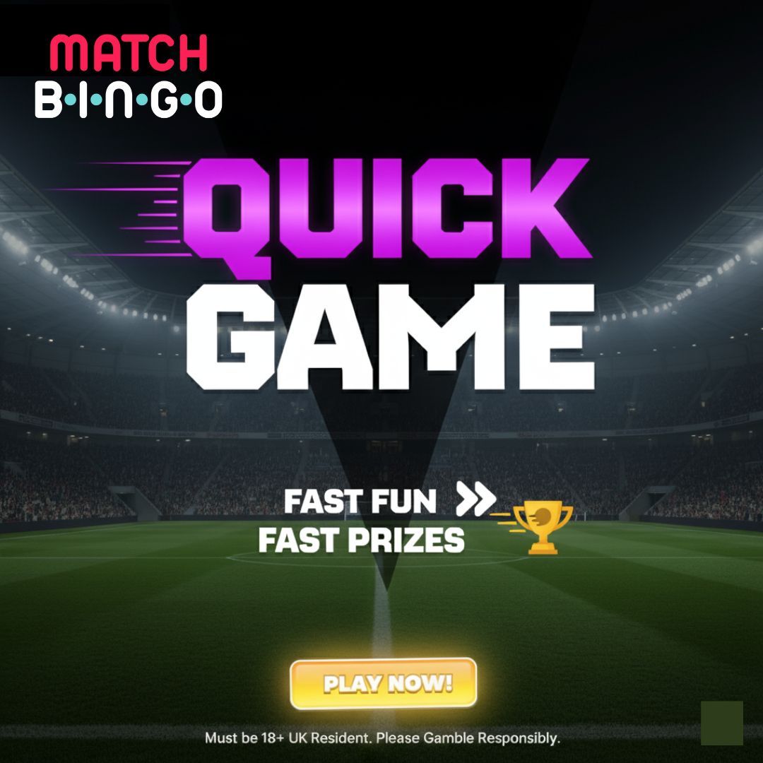 MatchBingo's tweet image. Stop guessing, start winning NOW. ⚡️ Forget the wait - our QUICK Game delivers prizes in seconds. Tap below, test your luck, and see how fast you can win! 💰 

👉 matchbingo.onelink.me/VMlY/m04uwe7j 

#QuickGame #RuleExplainer #HowToWin #MatchBingo #Utility #ShortReel #InstantWin
