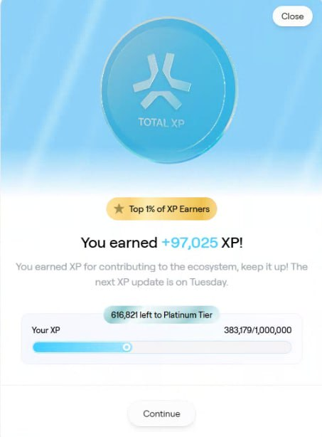 Abstract 37주차 XP 정산!

이번 주는 듀퍼를 저번주보다 15판 정도 못했는데 그것만 했다면 10만을 넘었을지도?

매주 감사하게도 pop 상금으로 
지출 없이 채굴하는 걸로는 매우 만족스러운 결과
앞으로도 꾸준히 열심히 해야겠어요.

유일한 장점인 열심히 노오력 하나로 끝까지 최선을 다하기