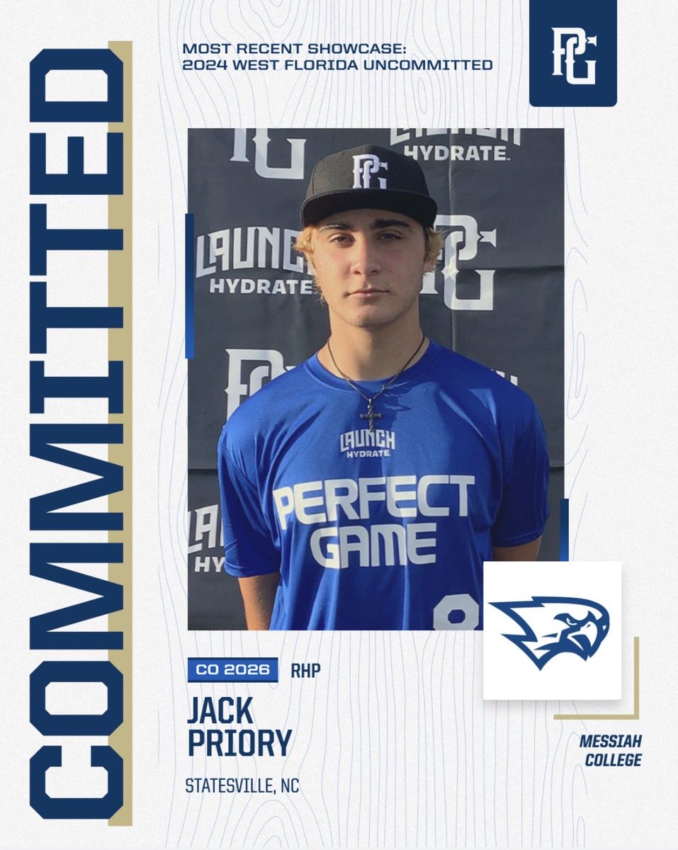 Congratulations to <a href="/JackPriory26/">Jack Priory</a> on his commitment to <a href="/MessiahCollege/">Messiah College</a> ‼️