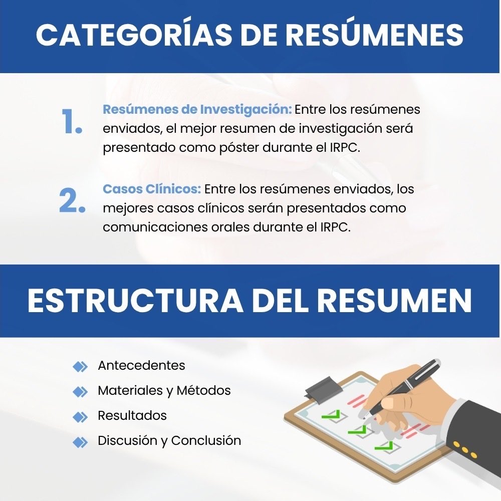 📢 ¡Envía tu resumen al #IRPC2026!
La VI Conferencia Internacional de Patología Renal se realizará en Antigua, Guatemala 🇬🇹 del 11 al 14 de febrero 2026.

📅 Fecha límite: 25 de octubre de 2025
🧬 Categorías: Básicas, Clínicas y Casos.

👉 renalpathsoc.org/6THirpc
#RenalPathology