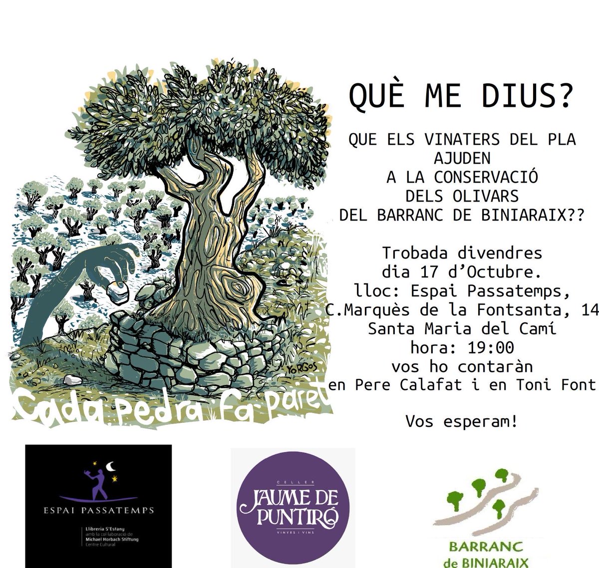 #cultura 
Properes cites a l’<a href="/EspaiPassatemps/">Espai Passatemps</a> de #santamariadelcamí