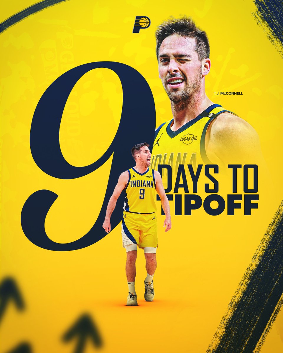 T.J. McConnell days to tipoff 😉 