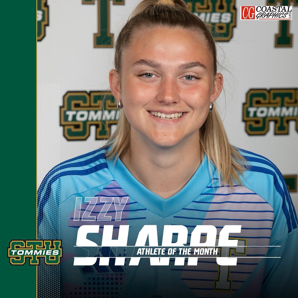 Congratulations to our Athlete of the Month Izzy Sharpe from Women’s Soccer!