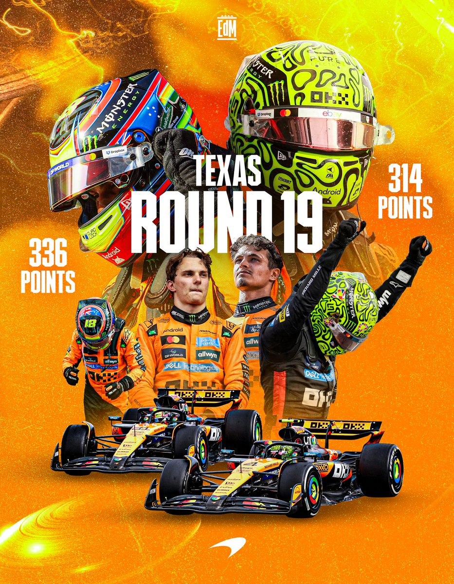 With the Constructors secured, and only 22 points separating the Teammates turned Championship Rivals... who will end up on top?

#f1 #landonorris #oscarpiastri