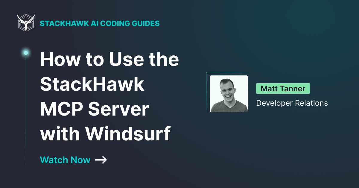 StackHawk's tweet image. Windsurf = faster coding.
Windsurf + StackHawk = faster & secure coding.
See how the new MCP Server integration makes vulnerability scanning and remediation part of your workflow, without slowing you down.
🔗 Read it here: hubs.ly/Q03Nwg3_0
#AppSec #Windsurf #AIcoding